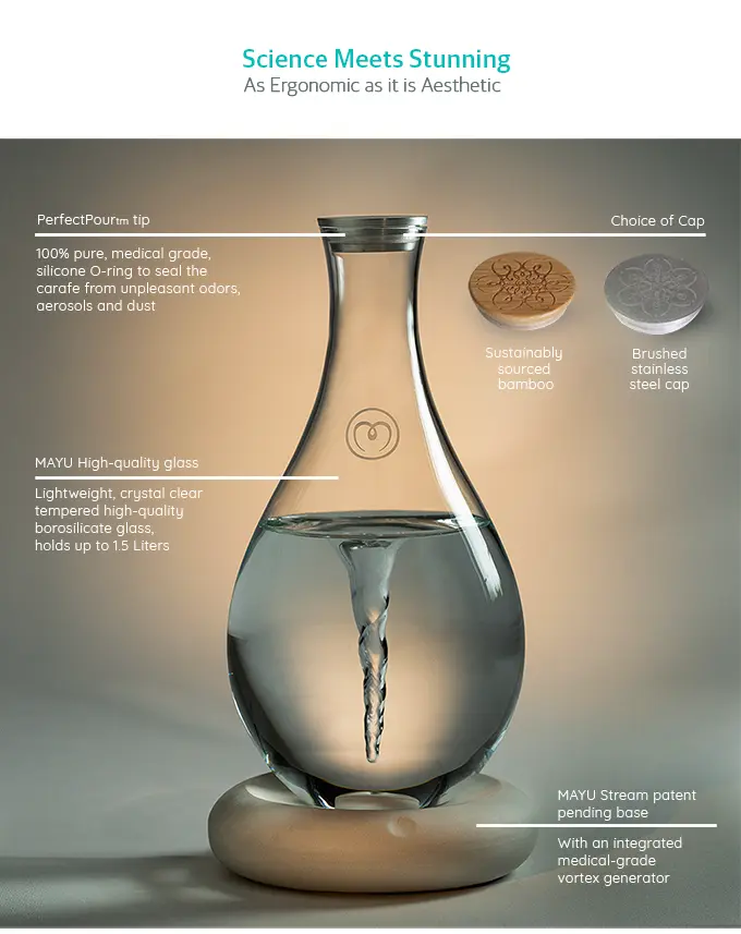 Vortex Water Revitalizer Mayu Swirl